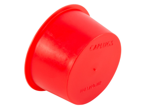 38-400 Red LDPE Round Cap Plug, T-14X PE-LD01