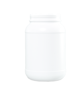 9 Quart White HDPE Round Jar, Non-Child-Resistant Neck