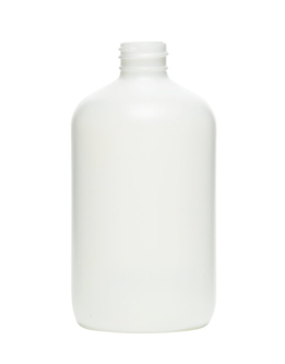 16 Ounce Natural HDPE Special Boston Round Bottle, 28-400