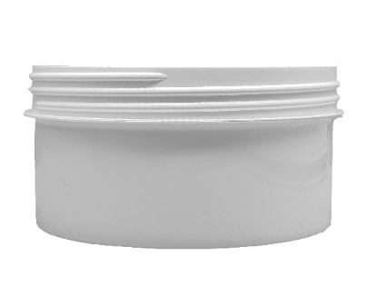 16 Ounce White PP Round Jar, Regular Wall, 120-400