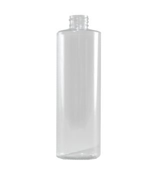 16 Ounce Clear PVC Cylinder Bottle, 40 Gram, 28-410