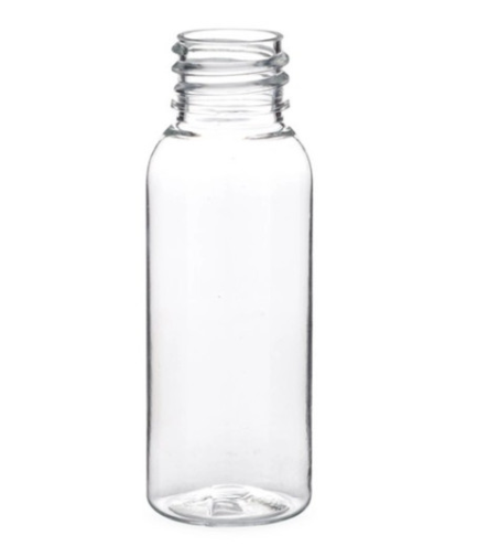1 Ounce Clear PET Cosmo Round Bottle, 20-410