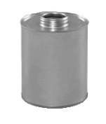 1 Quart Gray Tin, Monotop, No Bead