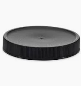 70-400 Black PP Round Continuous Thread Cap, Heat-Seal & FS3-19 0.020 Pulp Liner