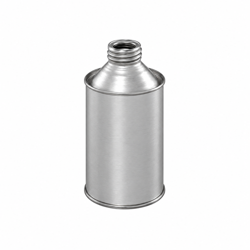 250 mL Tin Plate Cone Top Can, 1" Delta Nozzle