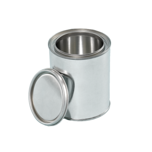 1 Pint (16 Ounce) Round Unlined Double Tight Tinplate Can with Plug