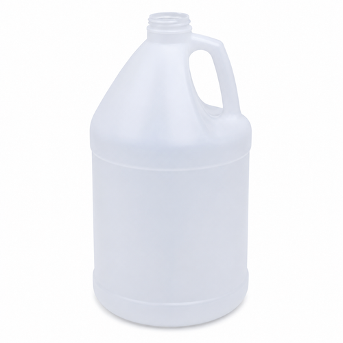 1 Gallon Natural HDPE Handleware Bottle, Heavy Gram (100–400)