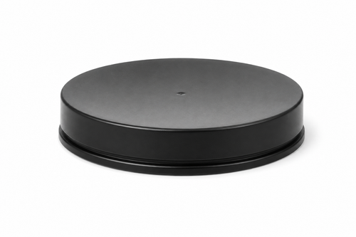 120 mm Black Smooth Deep Continuous Thread Cap, EcoStack FS, 5-10 Universal Liner, SFYP Vent