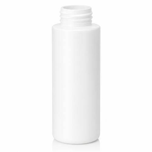 2 Ounce Natural HDPE Cylinder Bottle, 24-410