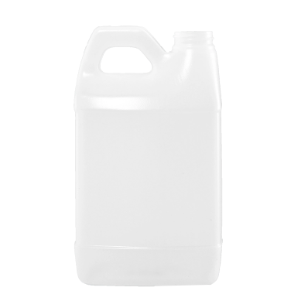 64 Ounce Natural HDPE F-Style  Bottle, 38-400