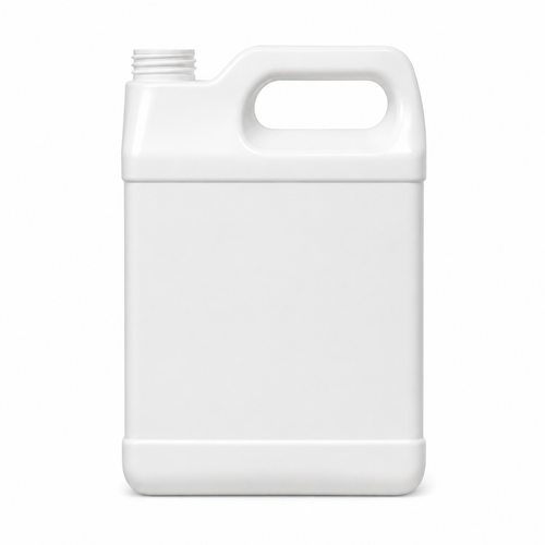 2.5 Gallon White HDPE F-Style  Bottle, 350 Gram 2 Pack, 38 mm