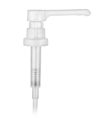 38-400 Orange Maxi Pump with White MX-1 Nozzle, 153 mm (6"), 30 mL Flat Suction Tube