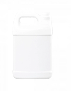 1 Gallon White HDPE F-Style  Bottle, 150 Gram, 38-400