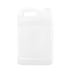 2.5 Gallon Natural HDPE F-Style  Bottle, 330 Gram, UN(31.1), 63-485