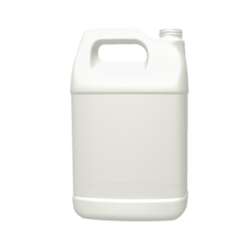 2.5 Gallon White HDPE F-Style Bottle, Bulk Tray, 38 mm, 330 Gram