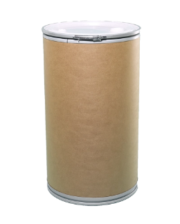 55 Gallon Kraft Open Head Fiber-Poly Drum with Plastic Cover, Round, Non-UN NWL600# LL Ring