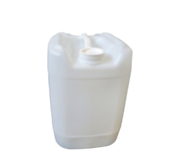 20 Liter Natural Tight Head HDPE Pail, Metal Handle, Square, UN(3H1/Y1.8/150) 21mm Cv
