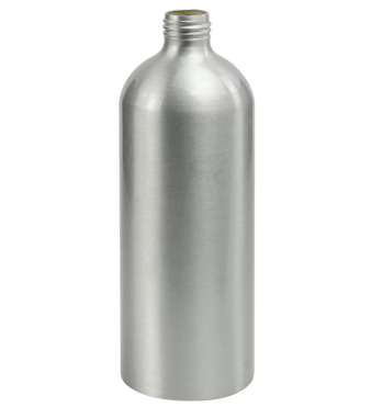 16 Ounce Plain Aluminum Bullet Bottle, 28-410