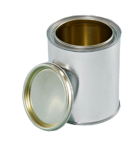 1 Pint (16oz) Tin Can & Plug, Gold Lined, Double-Tight (4018)