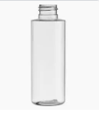 4 Ounce Clear PVC Cylinder Bottle, Squeezable, 10 Gram, 24-410