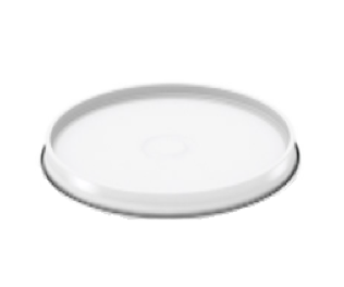 3 Gallon White PP Cover, Round