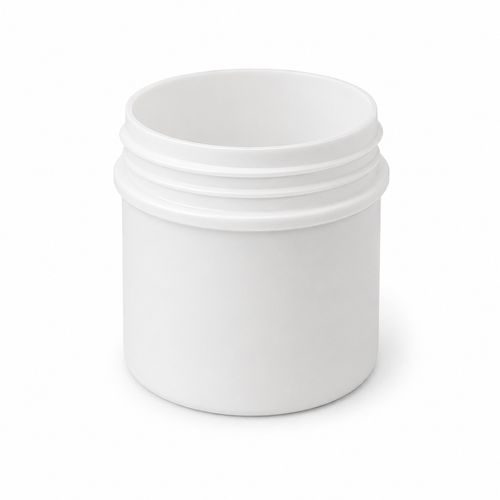 1/4 Ounce Natural Clarified PP Round Straight-Sided Jar, Think Wall, 33-400