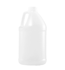 4 x 1 1 Gallon Natural HDPE Industrial Round Bottle, UN(25.9), 38-400 Neck, 120 Gram