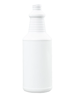 32 Ounce Brown HDPE Carafe, 45 Gram Shrink Wrap, 28-410