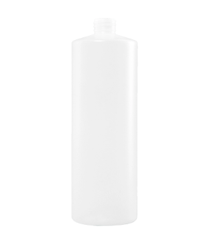 32 Ounce Natural HDPE Cylinder Bottle, 28-400