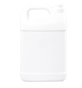 1 Gallon White HDPE F-Style Oblong Bottle, 150 Gram, 38-400