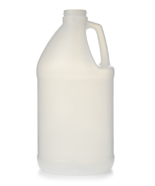 64 Ounce Natural HDPE Round Bottle, 38-400