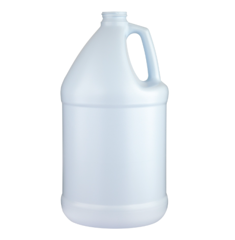 1 Gallon Blue White HDPE 25% PCR Round Bottle, 120 Gram, 38-400