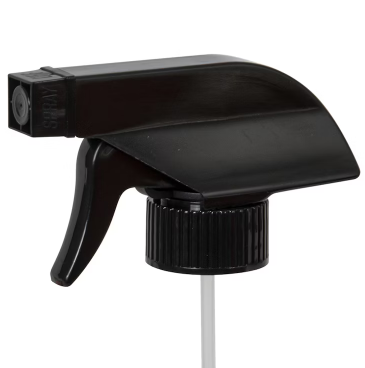 28-400 Black Trigger Sprayer, 1.2 cc Output, 9.25" Dip Tube, All-Plastic (M-12)