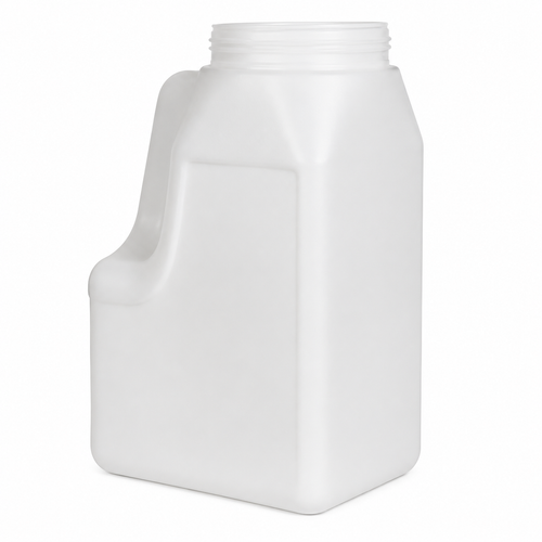160 Ounce white Oblong Bottle with Handle, 110-400