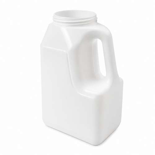164 Ounce White HDPE F-Style  Multi-Use Bottle, 110-400