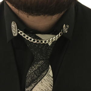 The Rose of Guadalupe on display in sterling silver.