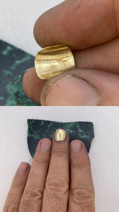 14k Gold Index, Middle or Ring Finger Nail