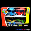 The Little Bus TAYO Car Carrier Storage Toy & Tayo 14 pcs Mini Cars Set