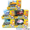 BabyBus Panda Monster Toy Car 5 pcs Set - Tow Truck, Police Car, Fire Truck, Dump Truck, Ambulance