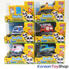 BabyBus Panda Monster Toy Car 6 pcs Set - Bus, Tow Truck, Police Car, Fire Truck, Dump Truck, Ambulance