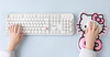 Hello Kitty Wireless Keyboard & Mouse Set Retro Classic Version / Express Shipping