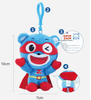 Little Hero SUPER Z ZACH 3 pcs Mini Soft Doll Plush Toy Set 10cm Height Key Ring