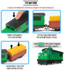 Titipo the Little Train - Diesel Model Motorized Electric Train Toy w/ Railroad Crossing Parts