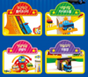 TAYO the Little Bus Amusement Park Play Set Toy Iconix w/ Tayo mini Bus