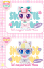 Wishcat Surprise Mini Plush Toy Doll Keyring 8 pcs Set Wish Cat V.1 (No Box)