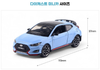 Hyundai Motors Veloster N Line Diecast Metal Model Mini Car Toy 1:38 Performance Blue