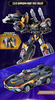 Metal Cardbot Grand Blue Leon Transforming Robot Toy Black Edition