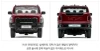 KIA TASMAN Diecast Metal Model Mini Car Toy 1:38 - 3 Color Set Black, Red & Beige