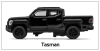 KIA TASMAN Diecast Metal Model Mini Car Toy 1:38 - 3 Color Set Black, Red & Beige