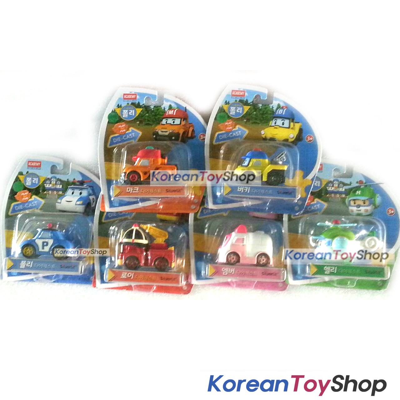 Robocar Poli Rescue Team Gold Edition - Édition Limitée 10ème Anniversaire - Diecast